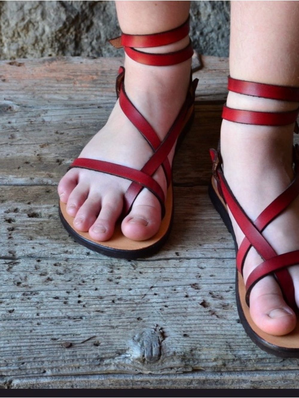 Hand-crafted Strappy Barefoot Sandals
